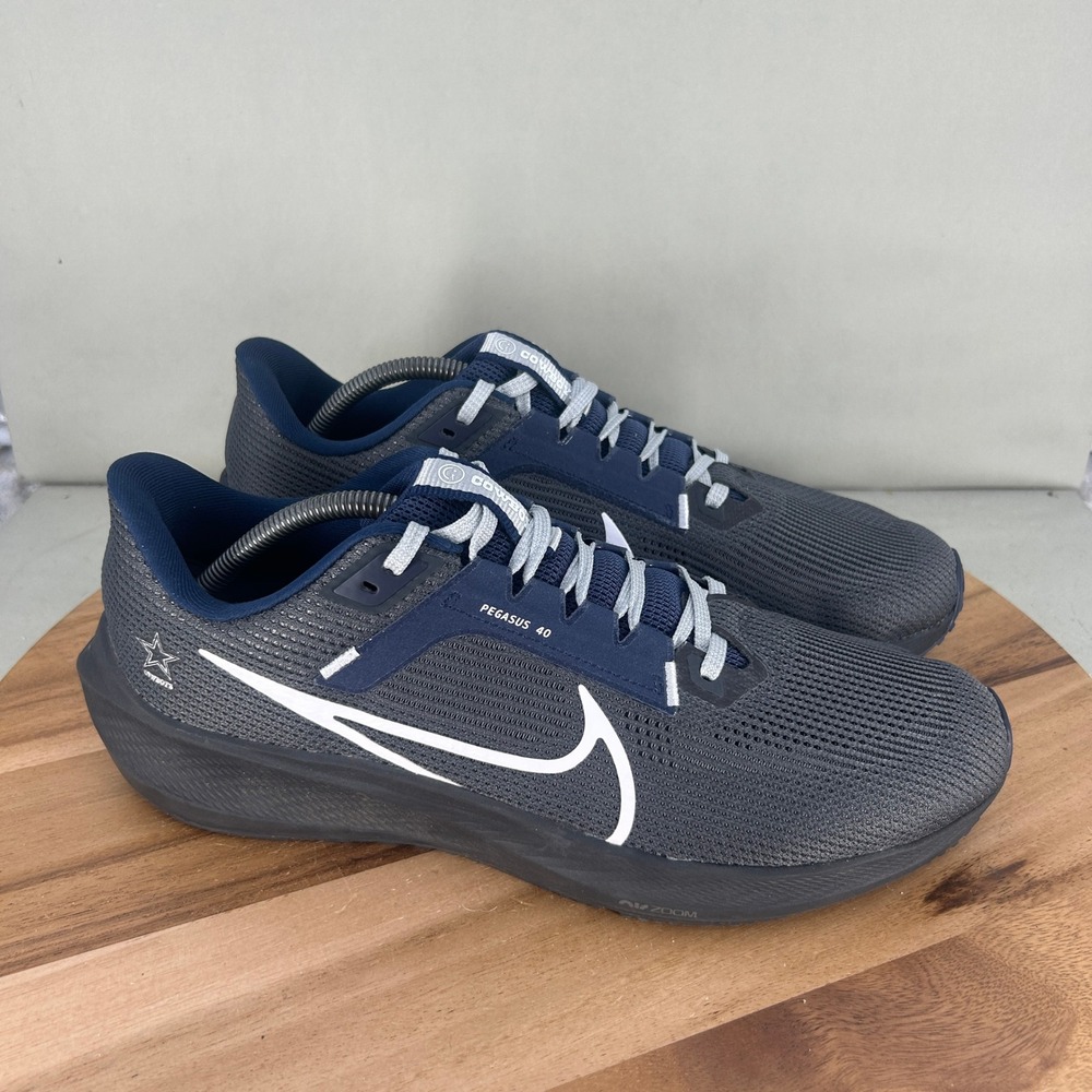 Nike Air Zoom Pegasus 40 Dallas Cowboys Mens Running Shoes Blue DZ5975-001 11.5